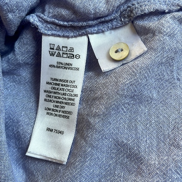 Tahari linen coverup - Picture 8 of 8